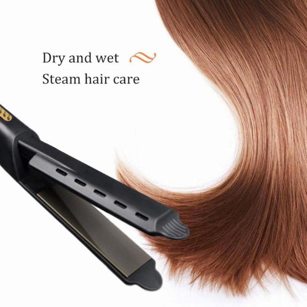 Piastra per capelli con regolazione della temperatura