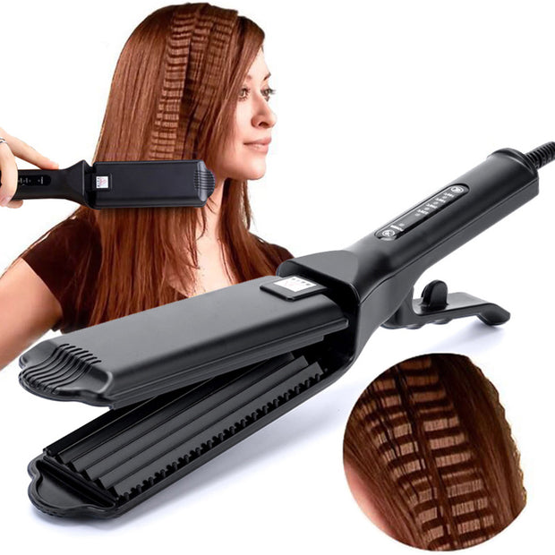 Piastra per capelli con regolazione della temperatura