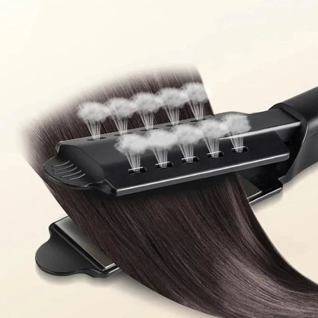 Piastra per capelli con regolazione della temperatura